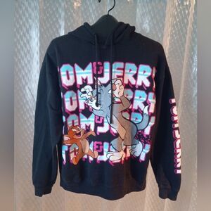 TOM & JERRY Cartoon Hoodie Women's Size L